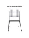 TooQ iSTAND Soporte de Suelo con Ruedas para Pantallas 50"- 86", Gris