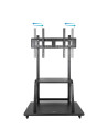 TooQ Coloso Soporte de Suelo con Ruedas para Pantalla 37"-100"