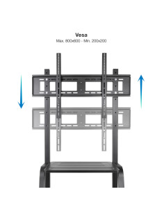 TooQ Coloso Soporte de Suelo con Ruedas para Pantalla 37"-100"