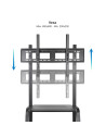 TooQ Coloso Soporte de Suelo con Ruedas para Pantalla 37"-100"