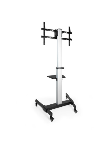 TooQ Hera Soporte de Suelo de Aluminio con Ruedas para Pantalla 37"-86"