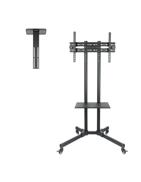 TooQ FS1470M-B soporte para pantalla de señalización 177,8 cm (70") Negro