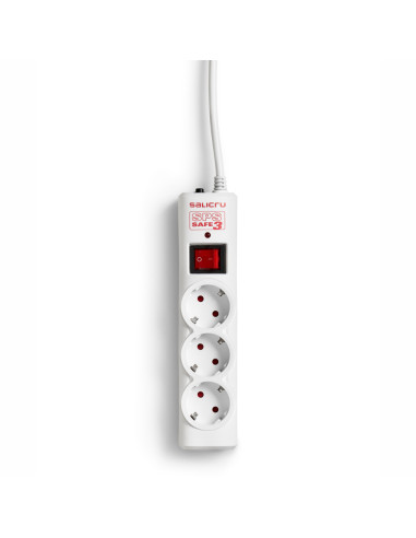 Salicru 680BA000001 limitador de tensión Blanco 3 salidas AC 250 V 1,5 m