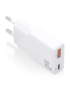 AISENS ASCH-30W2P046-W cargador de dispositivo móvil Cámara digital, MP3, MP4, Teléfono móvil, Navegante, Portátil, Consola de j