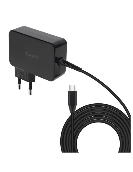 TooQ TQLC-USBCGAN100PD cargador de dispositivo móvil Portátil, Universal Corriente alterna Interior