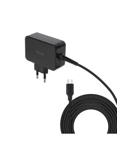 TooQ Cargador de portátil GAN USB-C PD 45W, Negro