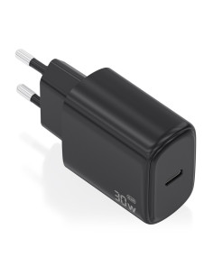 AISENS Cargador GaN 30W, 1xUSB-C PD3.0, Negro