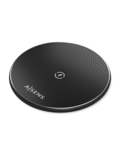 AISENS ASCH-15W1WC058-BK cargador de dispositivo móvil Smartphone Cargador inalámbrico Interior