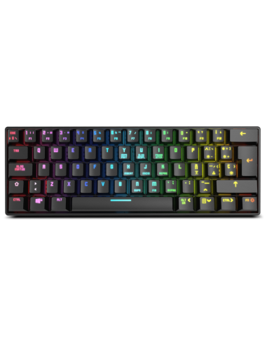 Krom Kluster teclado Juego USB + Bluetooth Negro