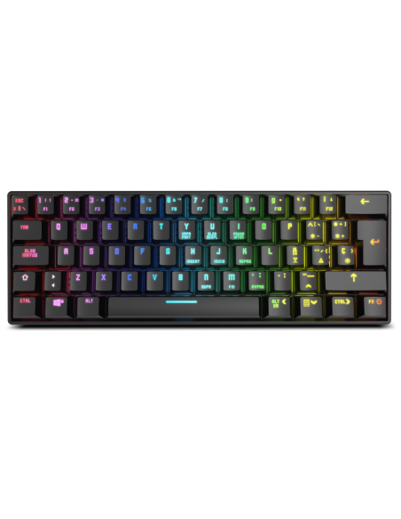 Krom Kluster teclado Juego USB + Bluetooth Negro