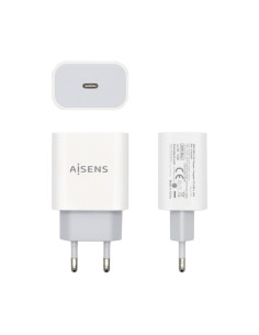 AISENS Cargador USB-C P?3.0 1 Puerto 1x USB-C 20 W, Blanco 2