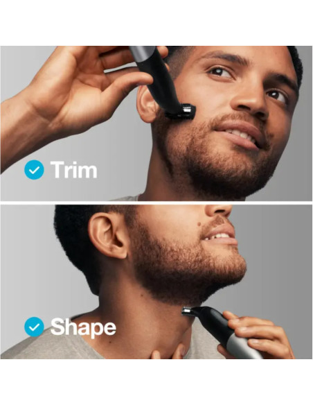 Braun XT5100 cortadora de pelo y maquinilla Negro, Plata