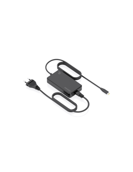 AISENS Cargador De Sobremesa GaN 45W PD3.0 1xUSB-C 1.8m, Negro