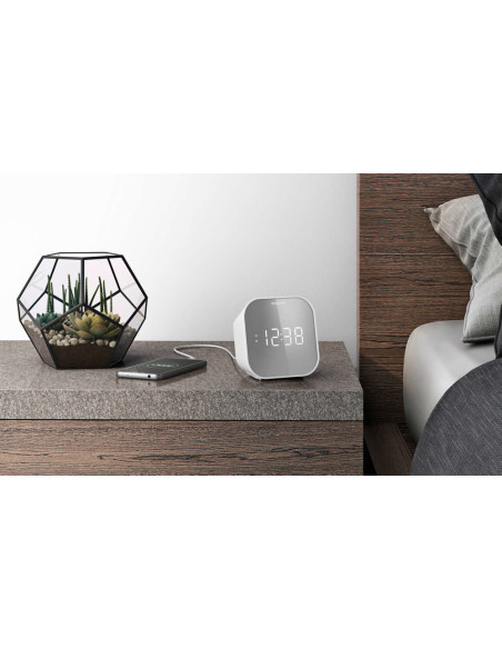 Philips TAR4406/12 despertador Reloj despertador digital Blanco