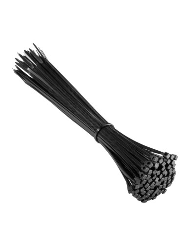 Ewent EW1564 presilla Brida de entrada paralela Nylon Negro 100 pieza(s)