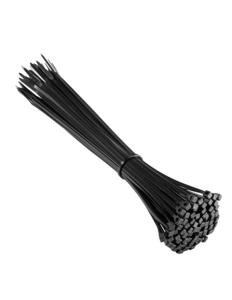 Ewent EW1564 presilla Brida de entrada paralela Nylon Negro 100 pieza(s)