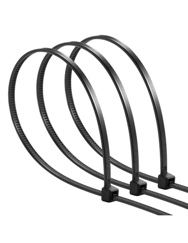 Ewent EW1564 presilla Brida de entrada paralela Nylon Negro 100 pieza(s)