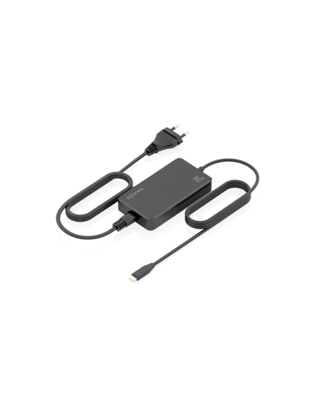 AISENS Cargador De Sobremesa GaN 65W PD3.0 1xUSB-C 1.8m, Negro