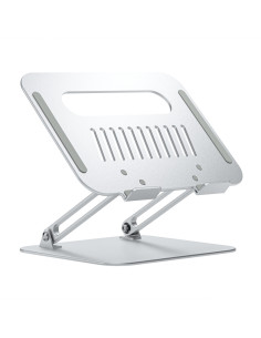 AISENS Soporte de Sobremesa XL 10-17 Ajustable para Portatil / Tablet, Plata