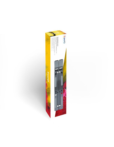 TooQ Soporte Elevador para Portátiles, Tablets, Móviles y Libros, Gris Oscuro