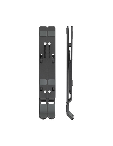 TooQ Soporte Elevador para Portátiles, Tablets, Móviles y Libros, Gris