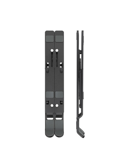 TooQ Soporte Elevador para Portátiles, Tablets, Móviles y Libros, Gris