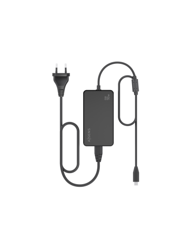 AISENS Cargador De Sobremesa GaN 90W PD3.0 1xUSB-C 1.8m, Negro