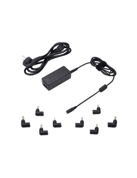 Ewent EW3963 adaptador e inversor de corriente Interior 45 W Negro