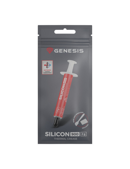 GENESIS Silicon 900 compuesto disipador de calor Pasta térmica 12,8 W/m·K 2 g