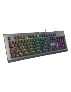 GENESIS Rhod 500 RGB teclado Juego USB QWERTY Español Negro, Gris