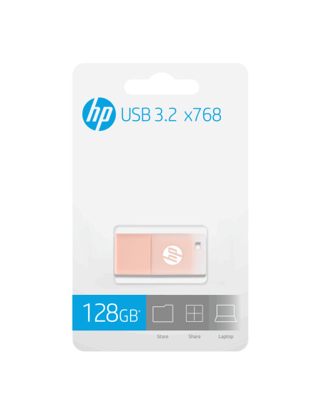 HP x768 unidad flash USB 128 GB USB tipo A 3.2 Gen 2 (3.1 Gen 2) Rosa