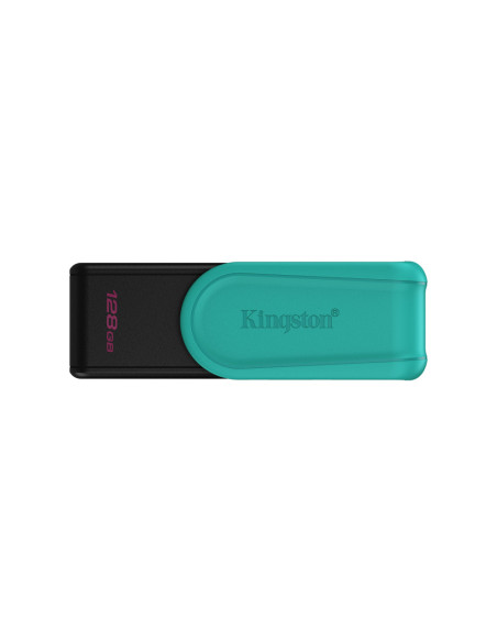 Kingston Technology DataTraveler 128GB Portable USB 3.2 Gen 1 Exodia S (Black/Turquoise)