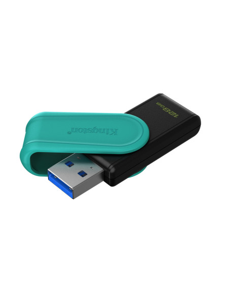 Kingston Technology DataTraveler 128GB Portable USB 3.2 Gen 1 Exodia S (Black/Turquoise)