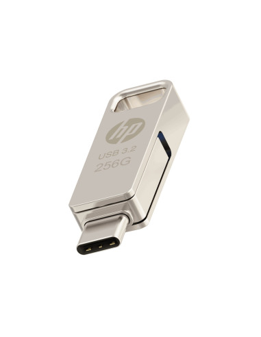 HP HPFD206C-256 unidad flash USB 256 GB USB Type-A / USB Type-C 3.2 Gen 2 (3.1 Gen 2) Plata