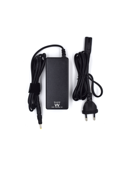 Ewent EW3898 adaptador e inversor de corriente Interior 65 W Negro