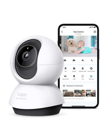 TP-Link Tapo TC74 cámara de vigilancia Bombilla Cámara de seguridad IP Interior 2880 x 1620 Pixeles Techo/Escritorio