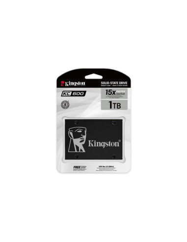 Kingston Technology Disco SSD KC600 SATA3 2,5" de 1024 G