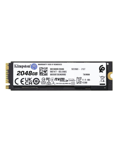 Kingston Technology 2048G KC3000 M.2 2280 NVMe SSD