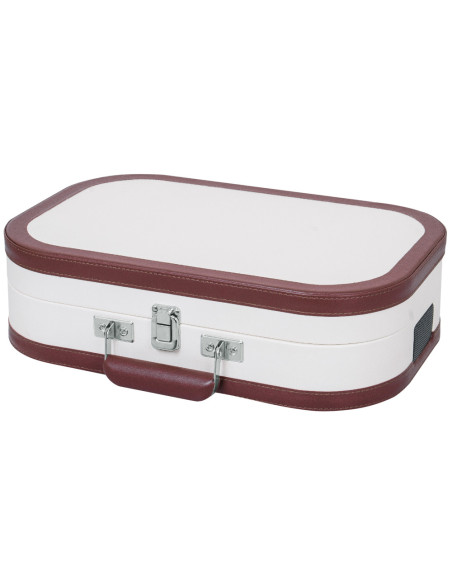 Trevi TT 1020 BT Tocadiscos de tracción directa Beige Semiautomático