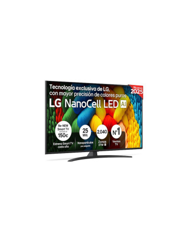 LG NanoCell AI 55NANO81A6A 139,7 cm (55") 4K Ultra HD Smart TV Wifi Negro