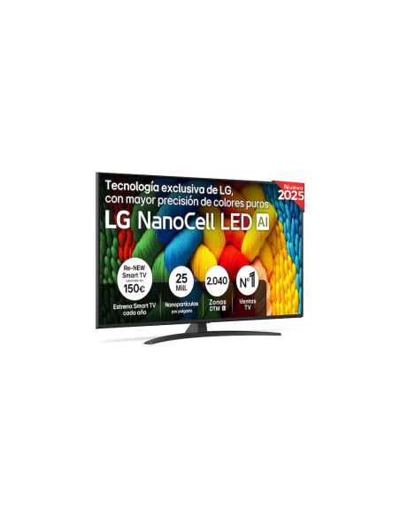 LG NanoCell AI 55NANO81A6A 139,7 cm (55") 4K Ultra HD Smart TV Wifi Negro