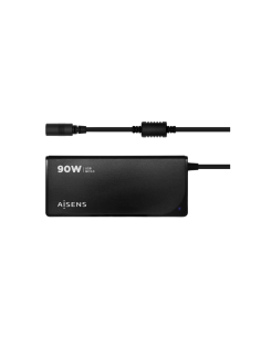 AISENS ASLC-90WAUTO-BK adaptador e inversor de corriente Interior 90 W Negro 2