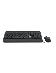 Logitech 920-008680 teclado Ratón incluido Universal RF inalámbrico QWERTY Español Negro, Blanco