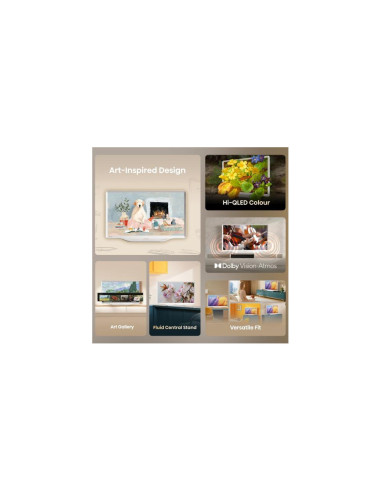 Hisense 43S5Q Televisor 109,2 cm (43") 4K Ultra HD Smart TV Wifi Plata, Blanco