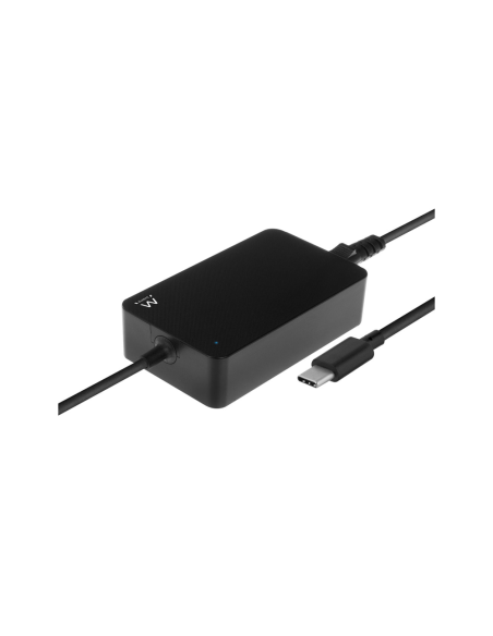 Ewent EW3980 adaptador e inversor de corriente Interior 65 W Negro