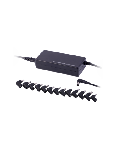 Ewent EW3966 adaptador e inversor de corriente Interior 90 W Negro