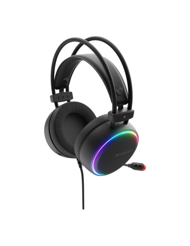 GENESIS NSG-2307 auricular y casco Auriculares Alámbrico Diadema Juego USB tipo A Negro