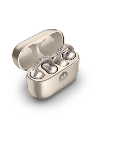 Motorola moto buds loop Auriculares Inalámbrico Clip de oreja Llamadas/Música/Deporte/Uso diario Bluetooth Beige