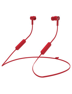 Hiditec AKEN Auriculares Inalámbrico Dentro de oído, Banda para cuello Llamadas/Música Bluetooth Rojo