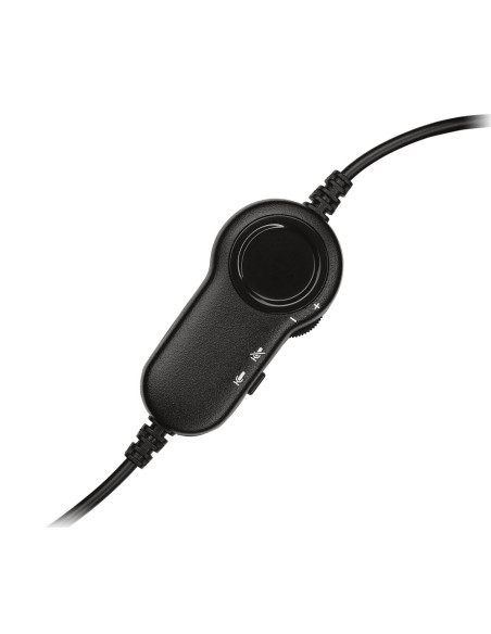 Logitech 981-000589 auricular y casco Auriculares Alámbrico Diadema Oficina/Centro de llamadas Negro